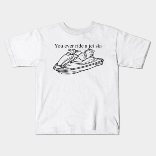 Jet Skiing Prodigy Kids T-Shirt